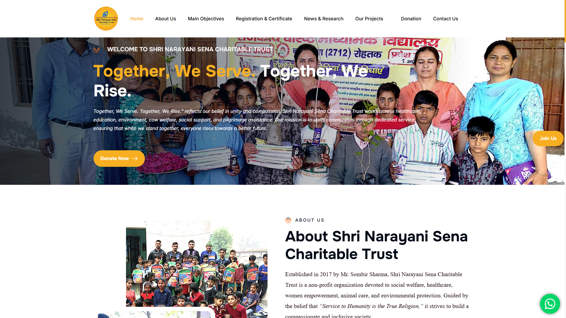 Creative NGO Website